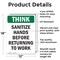 Signmission Safety Culture Sign, 12 in Width, Aluminum, Rectangle OS-2PACK-TS-A-1218-V-11909 - alternate 5